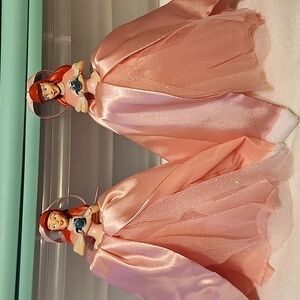 Set of 2 Little Mermaid Christmas Ornaments